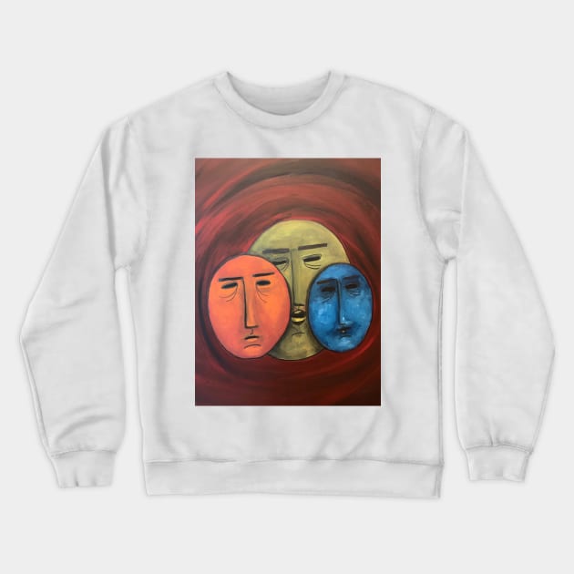 faces Crewneck Sweatshirt by momo1